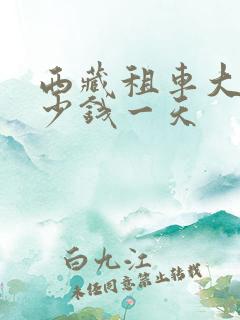 西藏租车大概多少钱一天