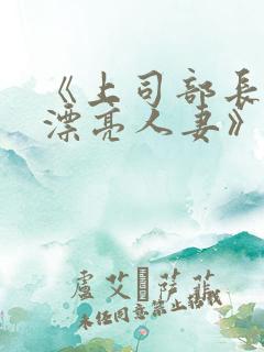 《上司部长出轨漂亮人妻》中字
