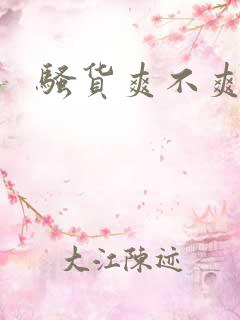 骚货爽不爽小说
