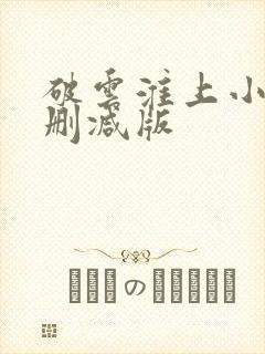 破云淮上小说未删减版
