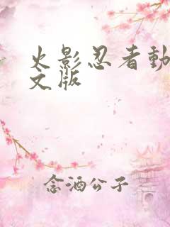 火影忍者动漫中文版