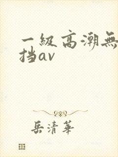 一级高潮无高遮挡av