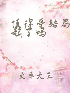 值得爱结局在一起了吗