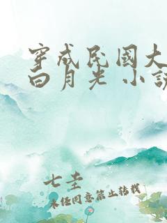 穿成民国大佬的白月光 小说 穿成民国大佬的白月光 小说