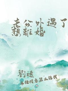 老公外遇了我不想离婚