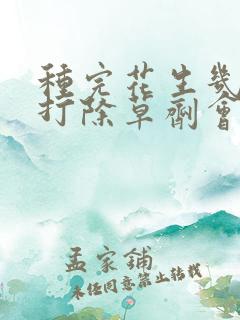 种完花生几天后打除草剂会影响花生吗