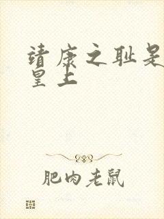 靖康之耻是哪个皇上 靖康之耻是哪个皇上