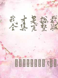 我才是总裁夫人全集完整版