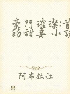 豪门璀璨:首席的甜妻 小说