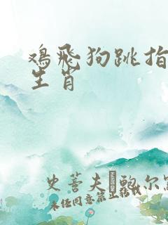 鸡飞狗跳指什么生肖