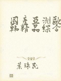 国产亚洲欧美日韩精品综合在线