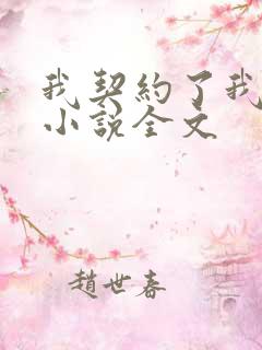 我契约了我自己小说全文