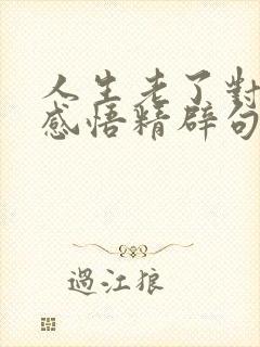 人生老了对感情感悟精辟句子