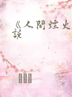 《人间烟火》小说