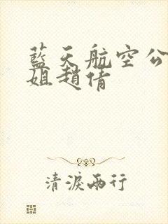 蓝天航空公司空姐赵倩