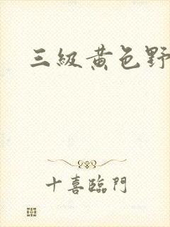 三级黄色野战片