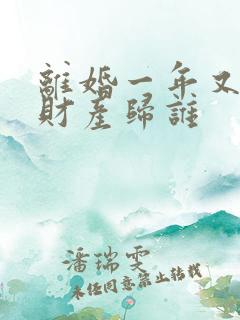 离婚一年又复婚财产归谁