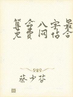 算命八字最准的免费网站合八字