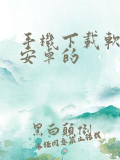 手机下载软件 安卓的