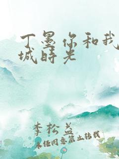 丁墨你和我的倾城时光