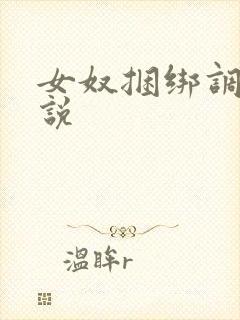 女奴捆绑调教小说