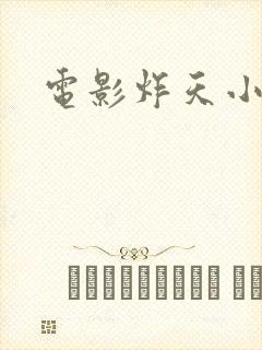 电影炸天小姐