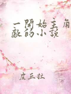 一开始主角就无敌的小说