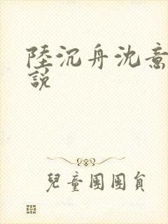 陆沉舟沈意欢小说