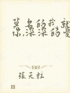 莫名的我就喜欢你,深深的爱着你歌词