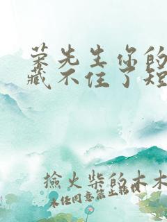 荣先生你的爱意藏不住了短剧免费观看