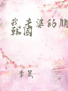 我老婆的朋友 韩国