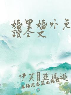 婚里婚外免费阅读全文