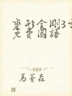 变形金刚3电影免费国语