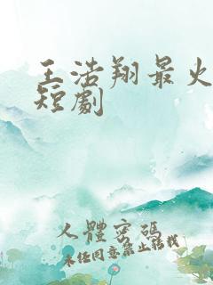 王浩翔最火十部短剧