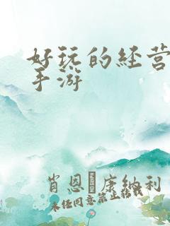 好玩的经营策略手游