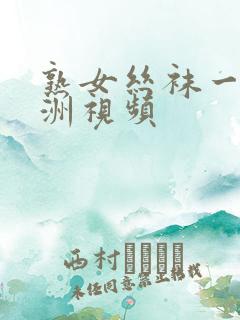 熟女丝袜一区亚洲视频