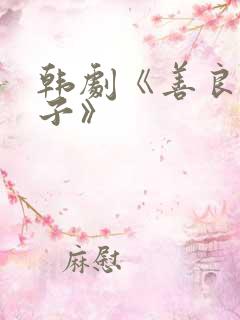韩剧《善良的妻子》