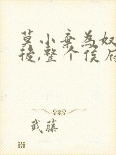 莫小弃为奴三年后,整个侯府跪求我原谅