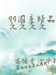 99国产精品久久久久久 99国产精品久久久久久
