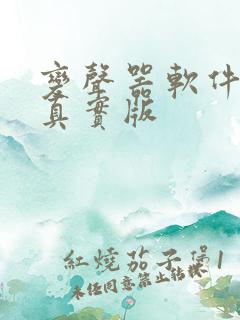 变声器软件免费真实版