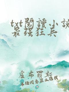 txt阅读小说最强狂兵