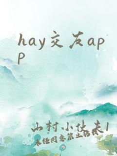 hay交友app