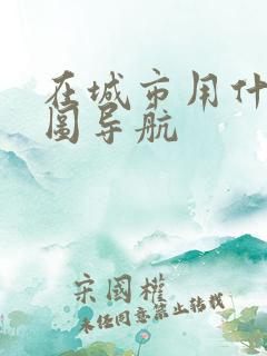 在城市用什么地图导航
