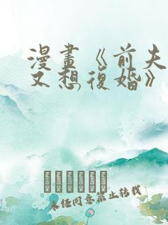 漫画《前夫又又又想复婚》