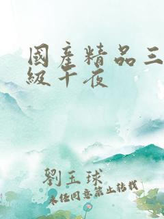 国产精品三级三级午夜