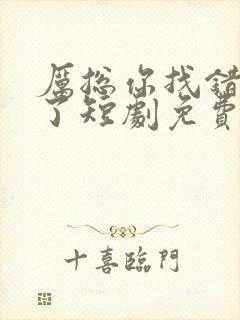 厉总你找错夫人了短剧免费在线观看