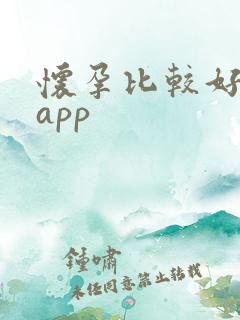 怀孕比较好用的app