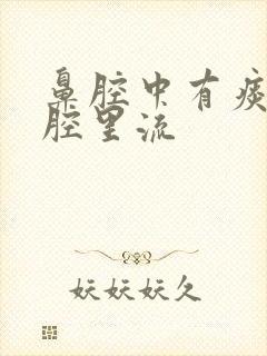 鼻腔中有痰往口腔里流