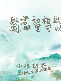 与君初相识电视剧,哪里可以看到?