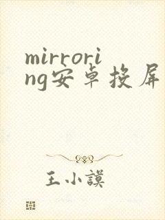 mirroring安卓投屏软件下载